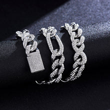 Load image into Gallery viewer, 15mm Cuban Diamond Chain Necklace