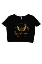 Load image into Gallery viewer, F&B Soft Sunrise blk crop tee
