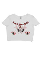 Load image into Gallery viewer, F&B Explosive Love crop tee