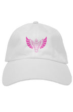 Load image into Gallery viewer, F&B WHITE PINK WING BASEBALL CAP
