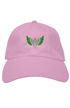 Load image into Gallery viewer, F&B PINK GREEN WING BASEBALL CAP