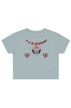 Load image into Gallery viewer, F & B EXPLOSIVE LUV CROP TEE SAGE