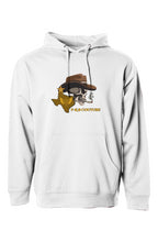 Load image into Gallery viewer, F & B SMOKE 'EM COWBOY HOODIE WHITE