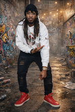 Load image into Gallery viewer, F & B COUTURE ROSE-BUD HOODIE