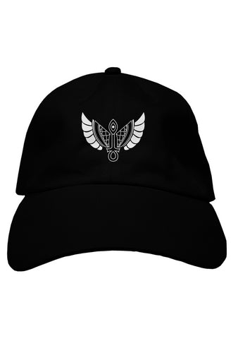 F&B Egyptian White Wings Black dad hat