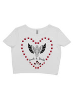 Load image into Gallery viewer, F&amp;B Egyptian paw love crop tee
