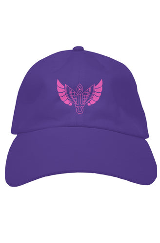 F&B PURP PINK WING BASEBALL CAP