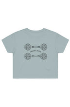 Load image into Gallery viewer, F &amp; B WILD FLOWER CROP TEE SAGE
