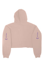 Load image into Gallery viewer, F &amp; B SPIRIT WAVE CROP HOODIE PEACH
