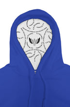 Load image into Gallery viewer, F &amp; B ROYAL BLU CROSS LINER HOODIE
