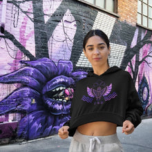 Load image into Gallery viewer, F &amp; B SPIRIT WAVE CROP TOP HOODIE
