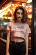 Load image into Gallery viewer, F &amp; B WILD FLOWER CROP TEE
