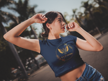 Load image into Gallery viewer, F &amp; B SOFT SUNRISE CROP TEE
