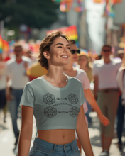 Load image into Gallery viewer, F &amp; B WILD FLOWER CROP TEE
